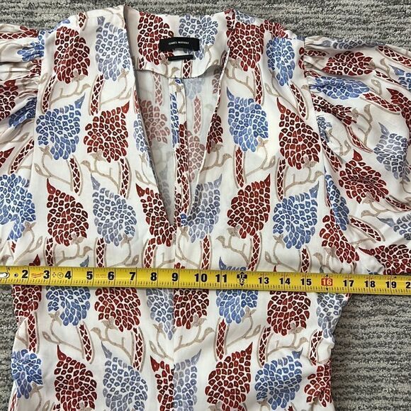 NWT ISABEL MARANT Bagenia Printed Midi Dress Size 40/ US Large - Picture 8 of 16